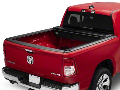 Pace Edwards SwitchBlade Retractable Bed Cover; Gloss Black with ArmorTek Vinyl Deck (19-24 RAM 1500 w/o RAM Box & Multifunction Tailgate)