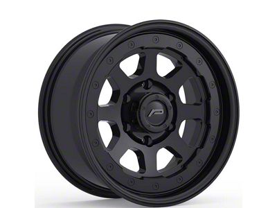 Pacer Nighthawk Satin Black 6-Lug Wheel; 17x8.5; 15mm Offset (07-13 Sierra 1500)