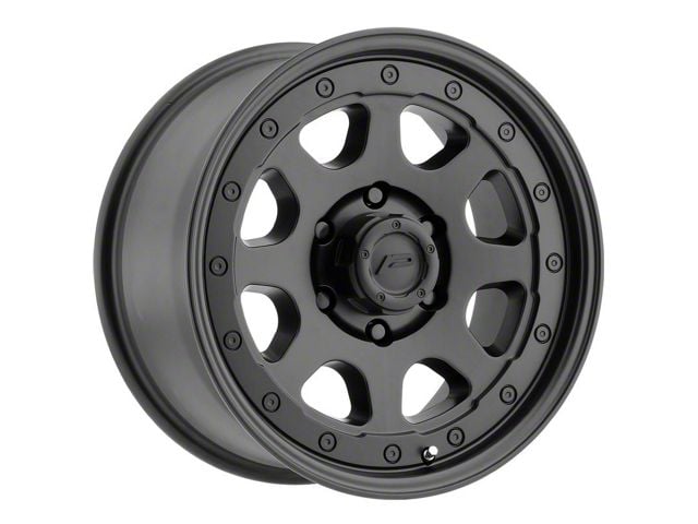 Pacer Nighthawk Satin Black 6-Lug Wheel; 17x8.5; -6mm Offset (23-24 Colorado)