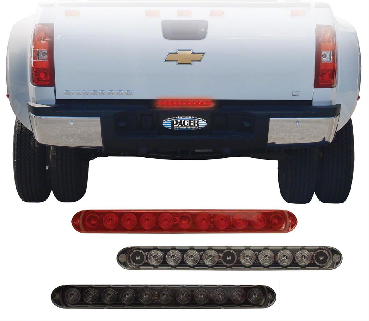 Outback F4 4 Function Red LED Tailgate Bar; 60-Inch (Universal; Some Adaptation May Be Required)