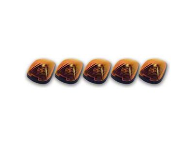 Hi-5 Cab Roof Light Kit; Amber (11-16 F-250 Super Duty)