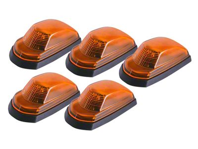 LED Hi-5 Cab Roof Light Kit; Amber (17-24 F-250 Super Duty)