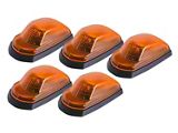 LED Hi-5 Cab Roof Light Kit; Amber (17-25 F-350 Super Duty)