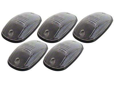 LED Hi-5 Cab Roof Light Kit; Clear (03-18 RAM 3500)