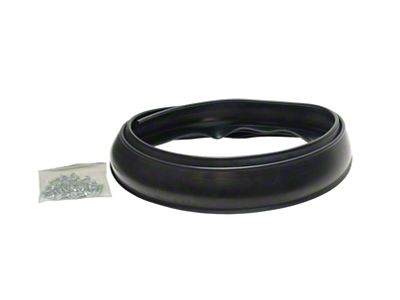 Flexy Flare Rubber Fender Extensions; Heavy Duty No-Lip; 2-1/2-Inch x 58-Inch (Universal; Some Adaptation May Be Required)