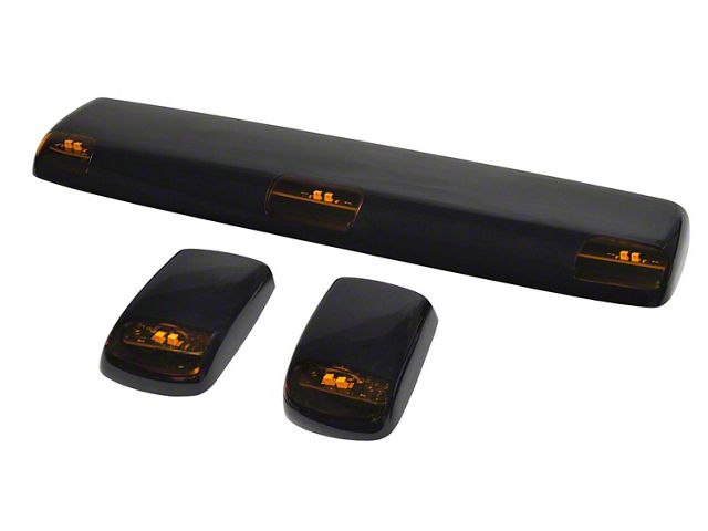 LED Hi-5 Cab Roof Light Kit; Amber (15-19 Sierra 2500 HD)