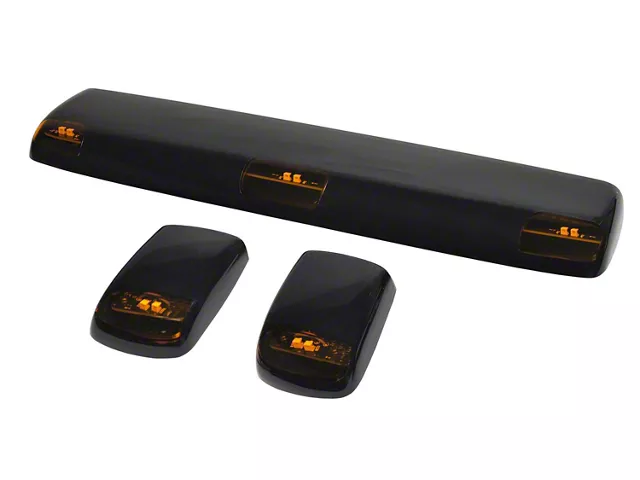 LED Hi-5 Cab Roof Light Kit; Amber (15-19 Silverado 2500 HD)