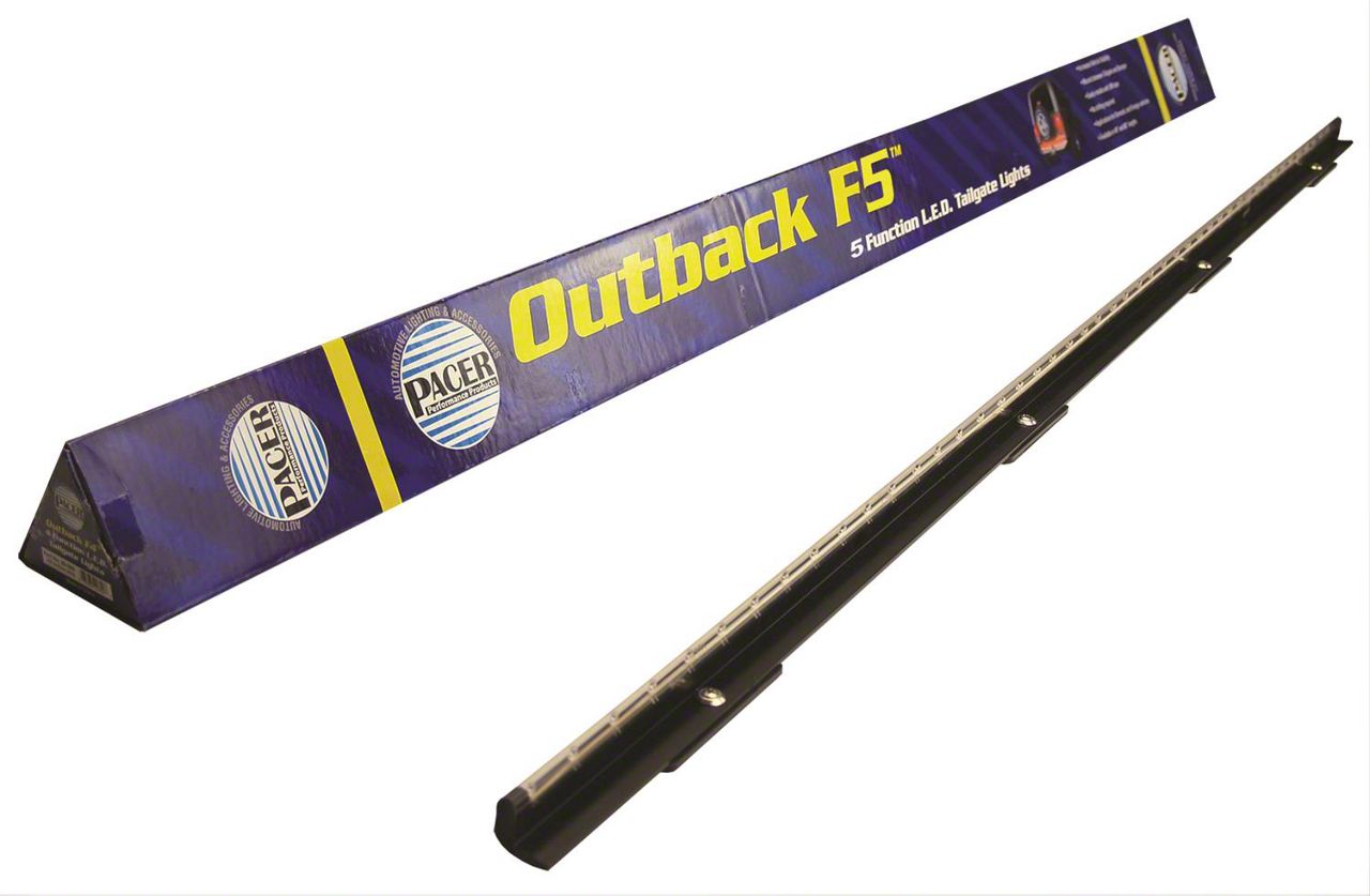 Tahoe Outback F5 5 Function Red/White LED Tailgate Bar; 60Inch