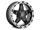 Panther Off Road 576 Gloss Black Machined 5-Lug Wheel; 20x9; -12mm Offset (05-11 Dakota)
