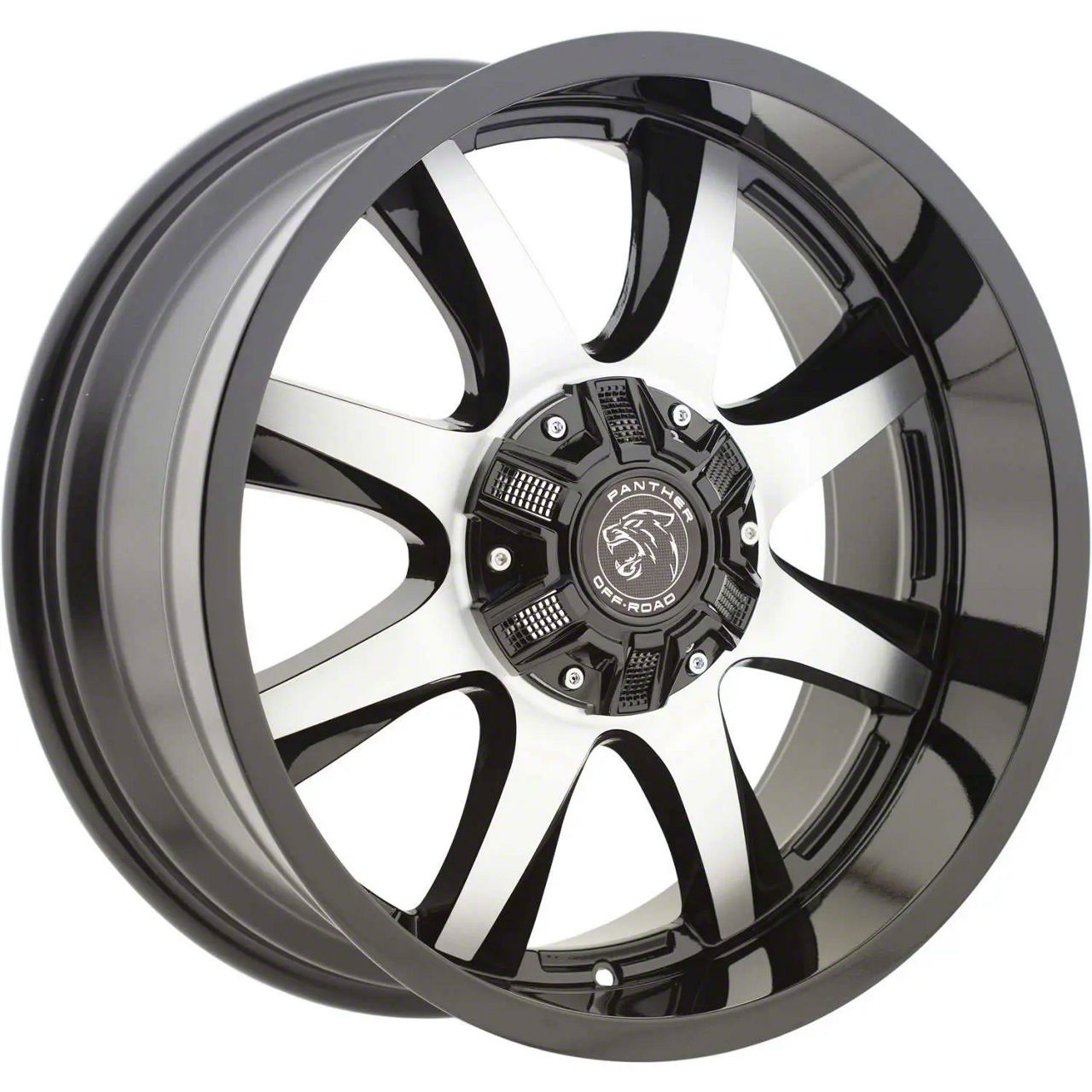 Panther Off Road RAM 1500 578 Gloss Black Machined 5-Lug Wheel; 20x9 ...
