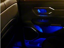 Paragoptics Factory Ambient Lighting Upgrade; True Blue (2020 RAM 1500 Laramie Crew Cab w/ Factory Dash Lighting; 20-24 RAM 1500 Limited, Longhorn, TRX w/ Factory Dash Lighting)