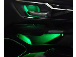 Paragoptics Factory Ambient Lighting Upgrade; True Green (21-23 RAM 1500 Laramie Quad Cab w/o Factory Dash Lighting)