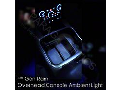 Paragoptics Overhead Console Ambient Light Upgrade; Cool White (09-18 RAM 1500)