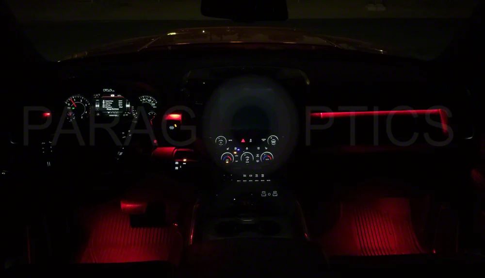Paragoptics RAM 2500 Factory Ambient Lighting Upgrade; True Red DJ2