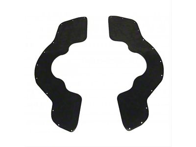 Performance Accessories Gap Guards; Black Polyurethane (15-22 Canyon)