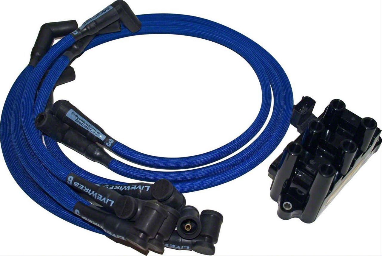 Performance Distributors F150 Firepower Ignition Kit; Blue DUI42