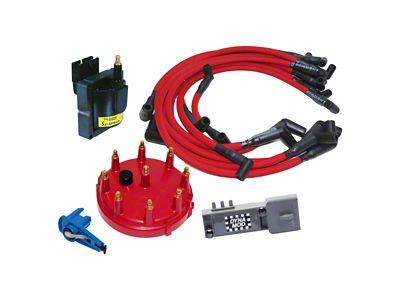 Performance Distributors Firepower Ignition Kit; Red (97-99 4.6L F-150)