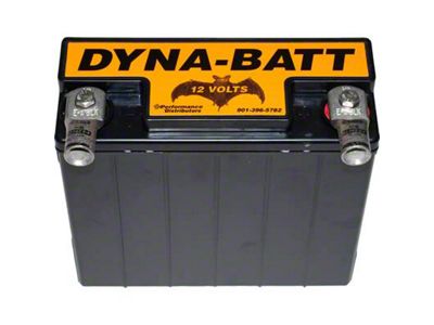 Performance Distributors Dyna-Batt-12 Volt Dry Cell Battery with 1/O Gauge Battery Terminals