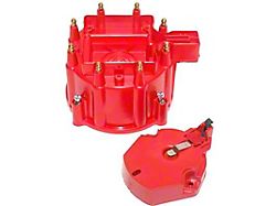 Performance Distributors Cap and Rotor; Red (02-03 5.9L RAM 1500)