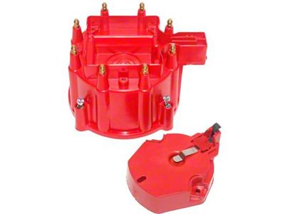 Performance Distributors Cap and Rotor; Red (02-03 5.9L RAM 1500)