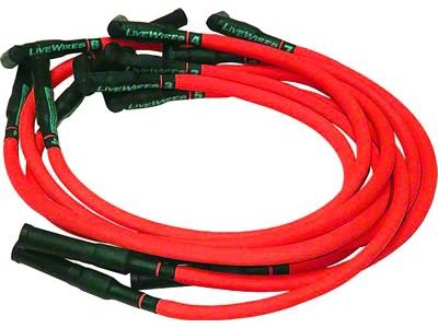 Performance Distributors LiveWires Spark Plug Wires; Red (02-03 5.9L RAM 1500)