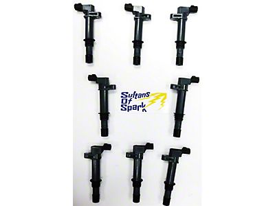 Set Of 6 Ignition Coils By Evan-Fischer For 99-08 Jeep Grand Cherokee & 02-08 Dodge Ram 1500 (Replaces 15193397)