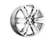 Performance Replicas PR172 Chrome 6-Lug Wheel; 22x9; 44mm Offset (04-08 F-150)