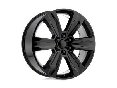 Performance Replicas PR172 Gloss Black 6-Lug Wheel; 22x9; 44mm Offset (04-08 F-150)