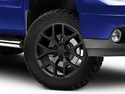 PR169 Matte Black 6-Lug Wheel; 20x9; 27mm Offset (07-13 Sierra 1500)