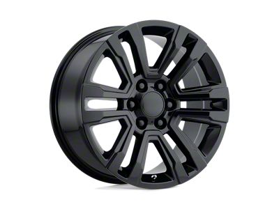 Performance Replicas PR182 Gloss Black 6-Lug Wheel; 20x9; 24mm Offset (07-13 Sierra 1500)