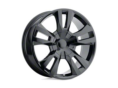 Performance Replicas PR188 Gloss Black 6-Lug Wheel; 24x10; 31mm Offset (07-13 Sierra 1500)