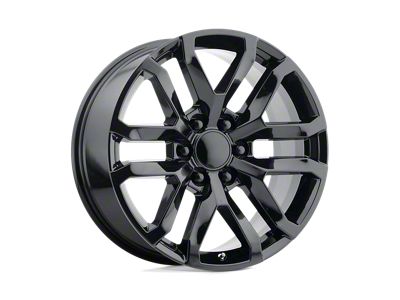 Performance Replicas PR196 Gloss Black 6-Lug Wheel; 20x9; 24mm Offset (07-13 Sierra 1500)