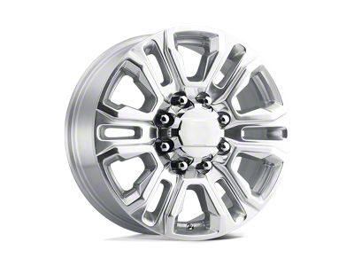 Performance Replicas PR207 Chrome 8-Lug Wheel; 20x8.5; 15mm Offset (07-10 Sierra 3500 HD SRW)