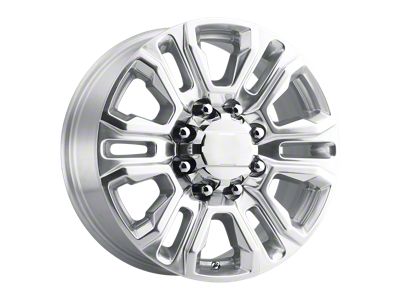 PR207 Polished 8-Lug Wheel; 20x8.5; 47mm Offset (11-14 Sierra 3500 HD SRW)