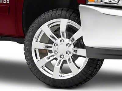 PR144 Chrome 6-Lug Wheel; 24x10; 31mm Offset (07-13 Silverado 1500)