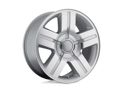 Performance Replicas PR147 Silver Machined 6-Lug Wheel; 20x8.5; 31mm Offset (07-13 Silverado 1500)