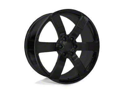 Performance Replicas PR165 Gloss Black 6-Lug Wheel; 24x10; 31mm Offset (07-13 Silverado 1500)