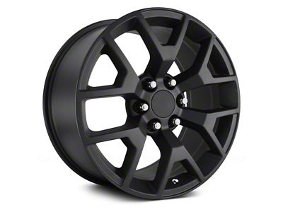 Performance Replicas PR169 Matte Black 6-Lug Wheel; 20x9; 27mm Offset (07-13 Silverado 1500)