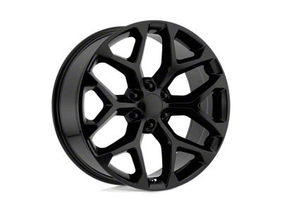 PR176 Black Chrome 6-Lug Wheel; 26x10; 24mm Offset (07-13 Silverado 1500)