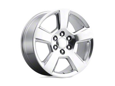 PR183 Polished 6-Lug Wheel; 20x9; 27mm Offset (07-13 Silverado 1500)
