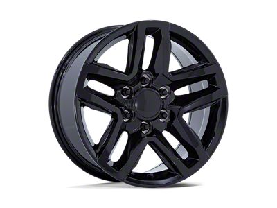 PR220 Gloss Black 6-Lug Wheel; 18x8.5; 26mm Offset (07-13 Silverado 1500)