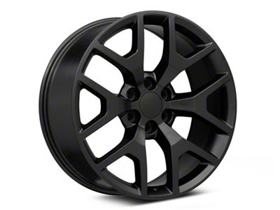 PR169 Matte Black 6-Lug Wheel; 22x9; 28mm Offset (07-14 Tahoe)