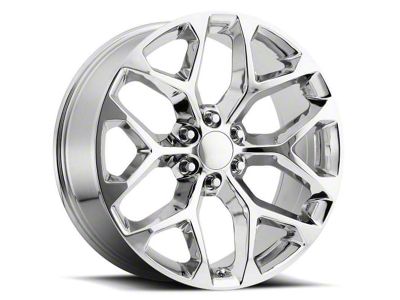 PR176 Chrome 6-Lug Wheel; 22x9; 24mm Offset (07-14 Tahoe)