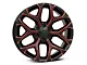 Performance Replicas PR176 Gloss Black Red Milled 6-Lug Wheel; 20x9; 24mm Offset (07-14 Tahoe)