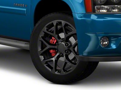 PR176 Gloss Black 6-Lug Wheel; 28x10; 31mm Offset (07-14 Tahoe)