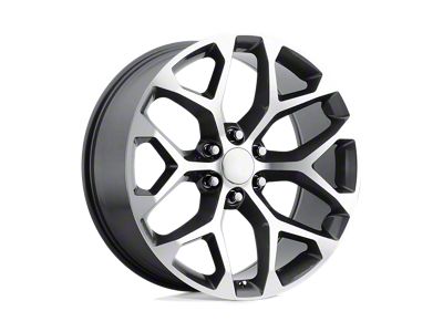 Performance Replicas PR176 Gunmetal Machined 6-Lug Wheel; 26x10; 24mm Offset (07-14 Tahoe)