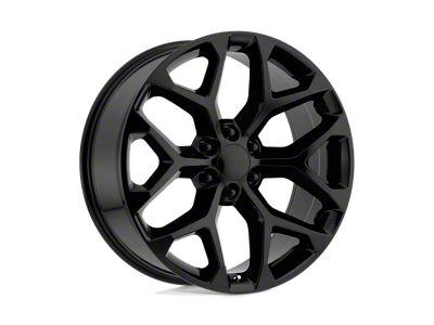Performance Replicas PR176 Matte Black 6-Lug Wheel; 26x10; 24mm Offset (07-14 Tahoe)