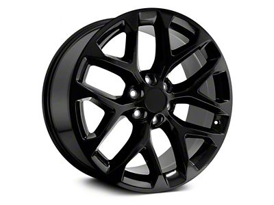 Performance Replicas PR177 Gloss Black 6-Lug Wheel; 20x9; 24mm Offset (07-14 Tahoe)