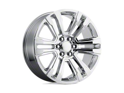 PR182 Chrome 6-Lug Wheel; 24x10; 31mm Offset (07-14 Tahoe)