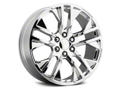 PR187 Chrome 6-Lug Wheel; 22x9; 24mm Offset (07-14 Tahoe)